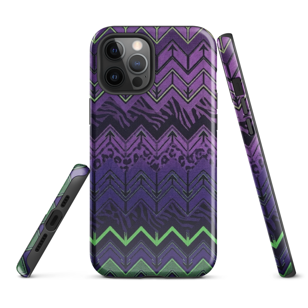 Halloween Edition Chevron Zebra & Leopard Print Tough Case for iPhone®