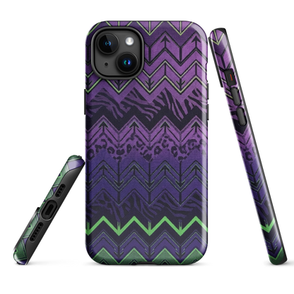 Halloween Edition Chevron Zebra & Leopard Print Tough Case for iPhone®