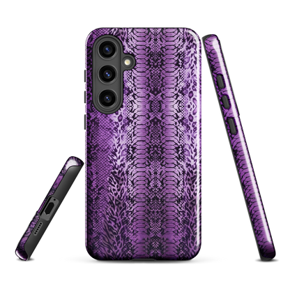 Purple Snake Skin Tough Case for Samsung