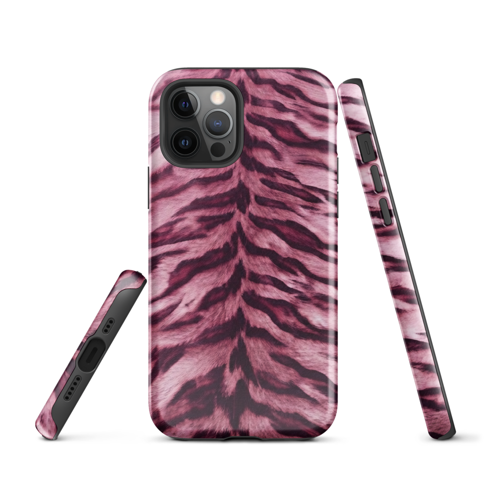 Pink Tiger Print Tough Case for iPhone®