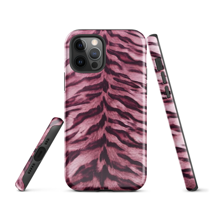 Pink Tiger Print Tough Case for iPhone®