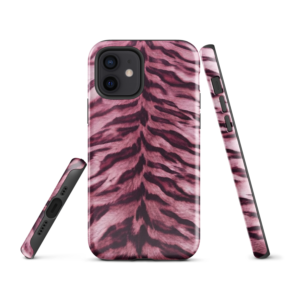 Pink Tiger Print Tough Case for iPhone®