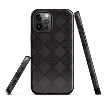Black and Purple Whimsy Mall Goth Tough Case for iPhone®