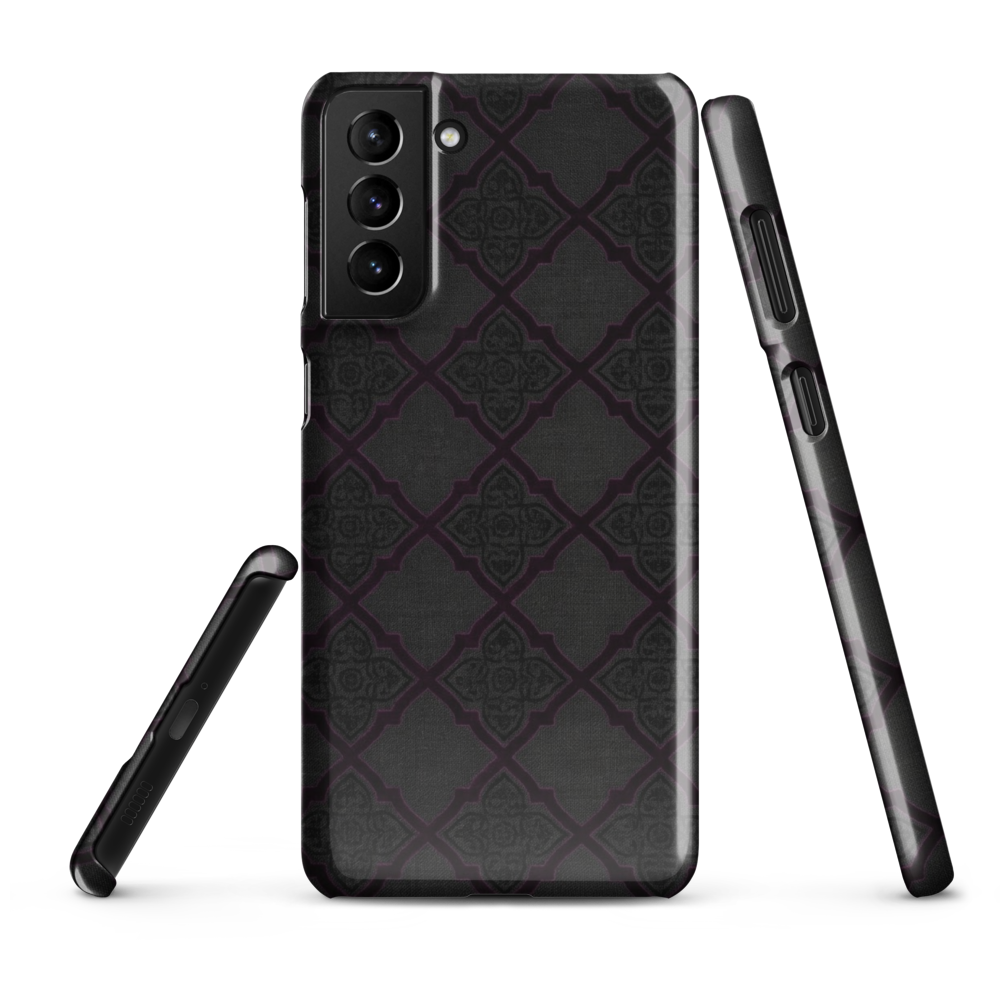 Black and Purple Whimsy Mall Goth Snap Case for Samsung