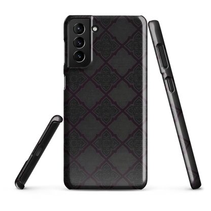 Black and Purple Whimsy Mall Goth Snap Case for Samsung