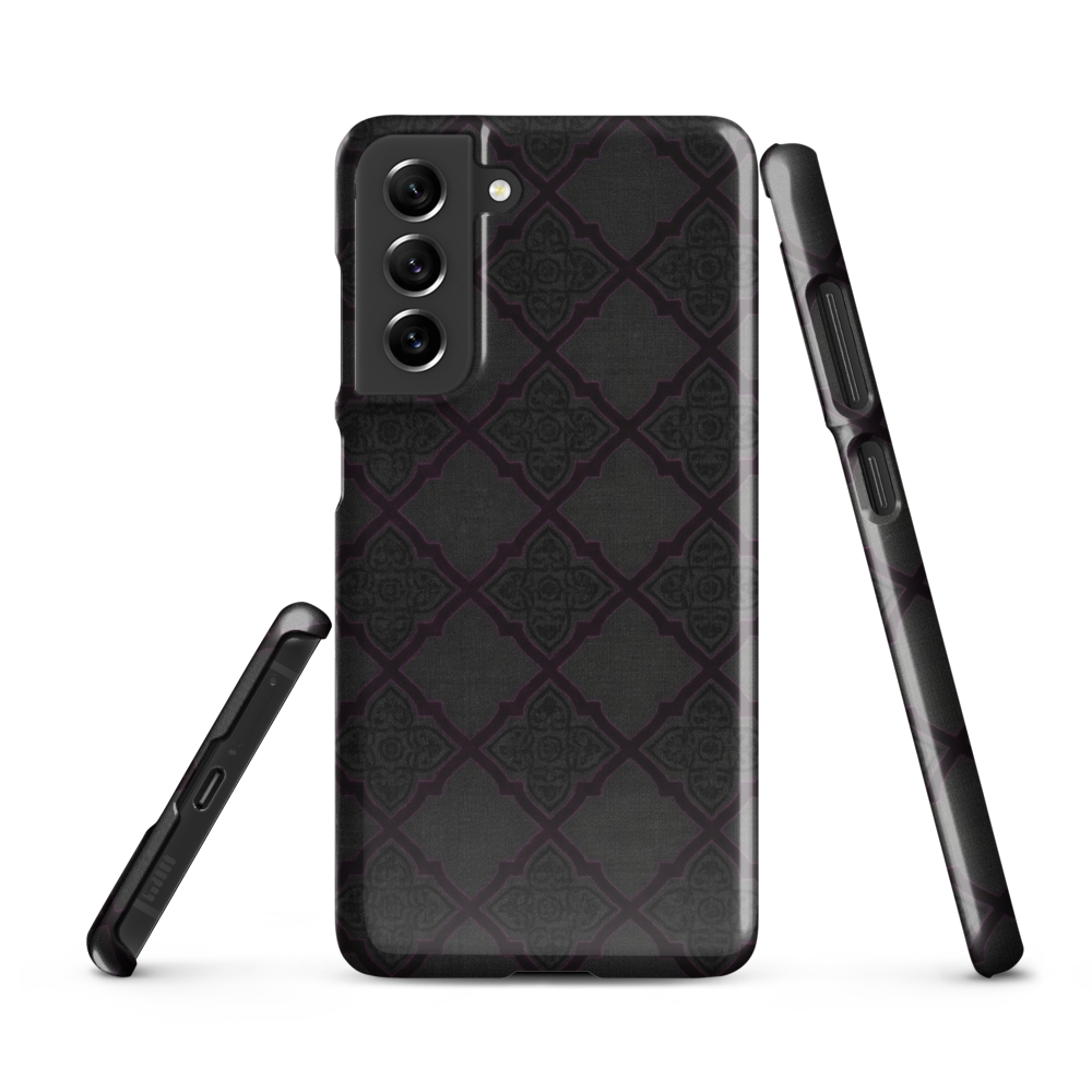 Black and Purple Whimsy Mall Goth Snap Case for Samsung