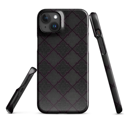 Black and Purple Whimsy Mall Goth Snap Case for iPhone