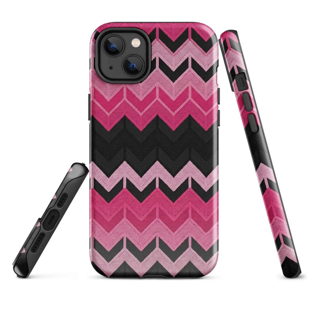 Pink Chevron Tough Case for iPhone®