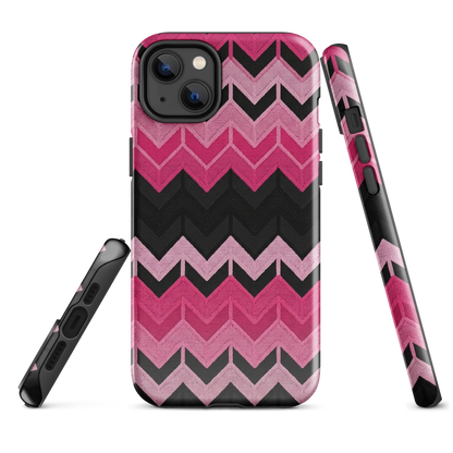 Pink Chevron Tough Case for iPhone®