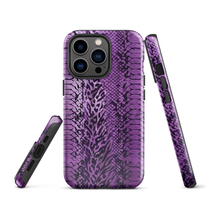 Purple Snake Skin Tough Case for iPhone®