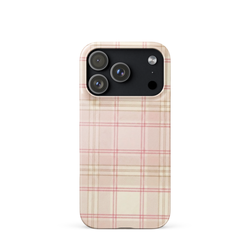 Yellow and Cream Coquette Snap Case for iPhone