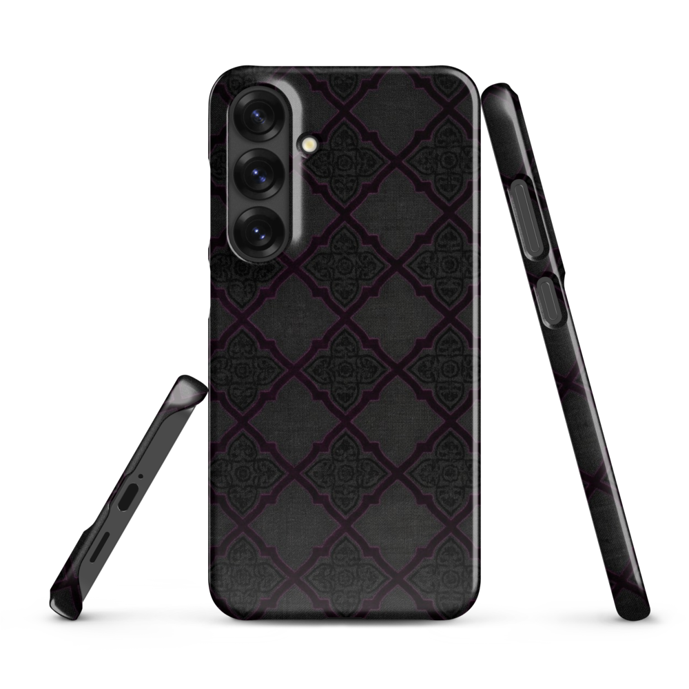Black and Purple Whimsy Mall Goth Snap Case for Samsung